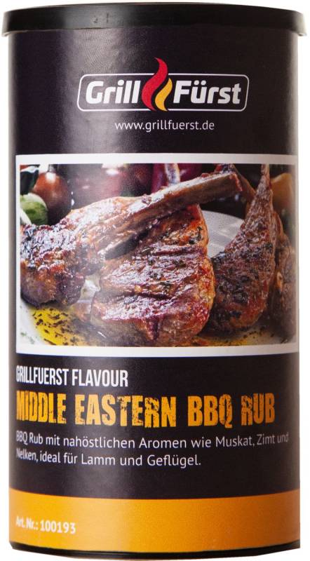 Grillfürst Middle Eastern BBQ Rub im 260g Streuer