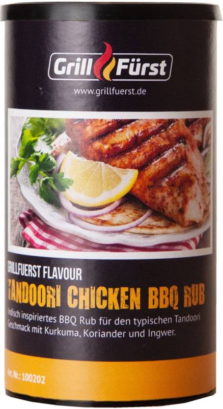 Grillfürst Tandoori Chicken BBQ Rub im 240g Streuer