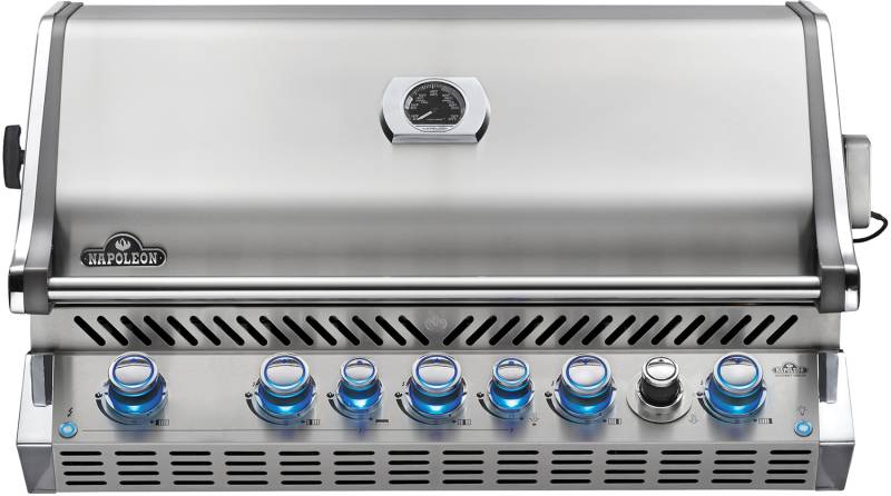 Napoleon Prestige Pro 665-2, Edelstahl, Einbau, Erdgas inkl. Drehspieß - Modell 2019