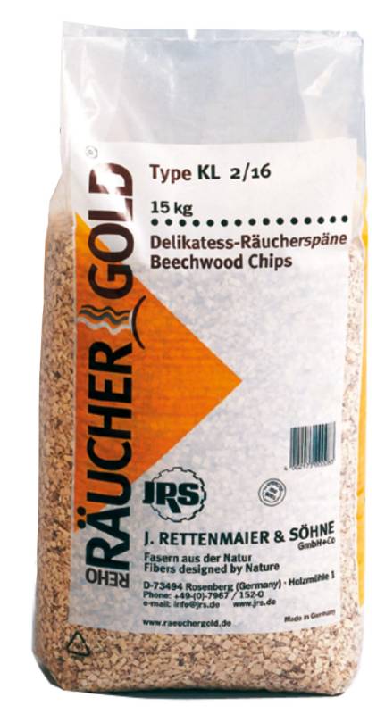 Räuchergold Buchenholz Räucherchips KL 2/16 15kg