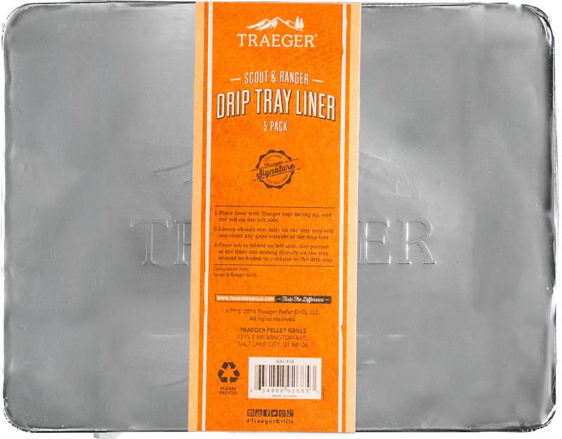 Traeger Ablaufblech - Schutzfolie für Ranger - 5er Pack