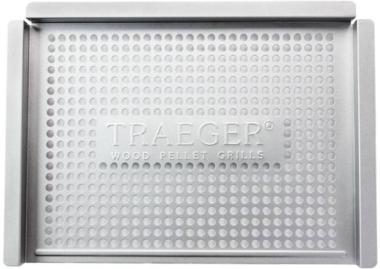 Traeger Edelstahl Grillkorb / Lochblech 40 x 29 cm