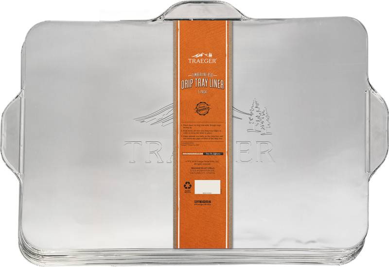 Traeger Ablaufblech - Schutzfolie für Timberline 850 - 5er Pack