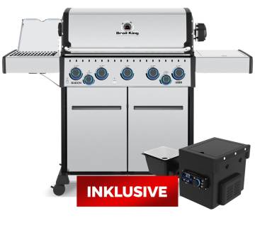 Broil King Baron S 590 IRX Gasgrill / Pelletgrill - mit Pelletmodul 500