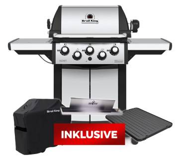 Broil King Signet 390 Gasgrill inkl. Drehspieß - X-DEAL inkl. Gussplatte, Fettschiene und Abdeckhaube - Modell 2026