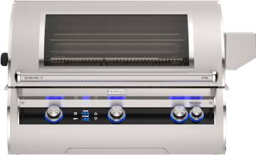 Fire Magic Gasgrill Einbaugrill Echelon E790i - mit Heckbrenner inkl. Rotisserie, Bluetooth Grillthermometer und XL Sichtfenster - Modell 2026