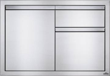 Napoleon Einbauschrank mit Tür und Mülleimer Kombination (91 x 61 cm)
