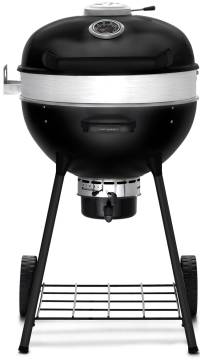 Napoleon PRO Holzkohlegrill Kugelgrill Ø 57 cm mit Gussrost und Deckelscharnier - Mattschwarz