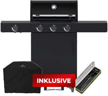 Outdoorchef Gasgrill - Grillstation HEAT C-335 mit Blazing Zone - inkl. Easy Check Thermometer und Abdeckhaube