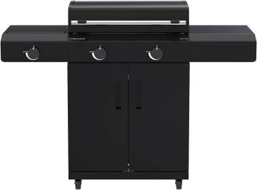 Outdoorchef Planchagrill HEAT C-265 - mit Doppel-Blazing-Zone, Cooking Zone und Gusseisen-Plancha