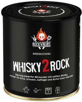 Rock'n Rubs - Whisky2Rock BBQ Rub - 140g Dose