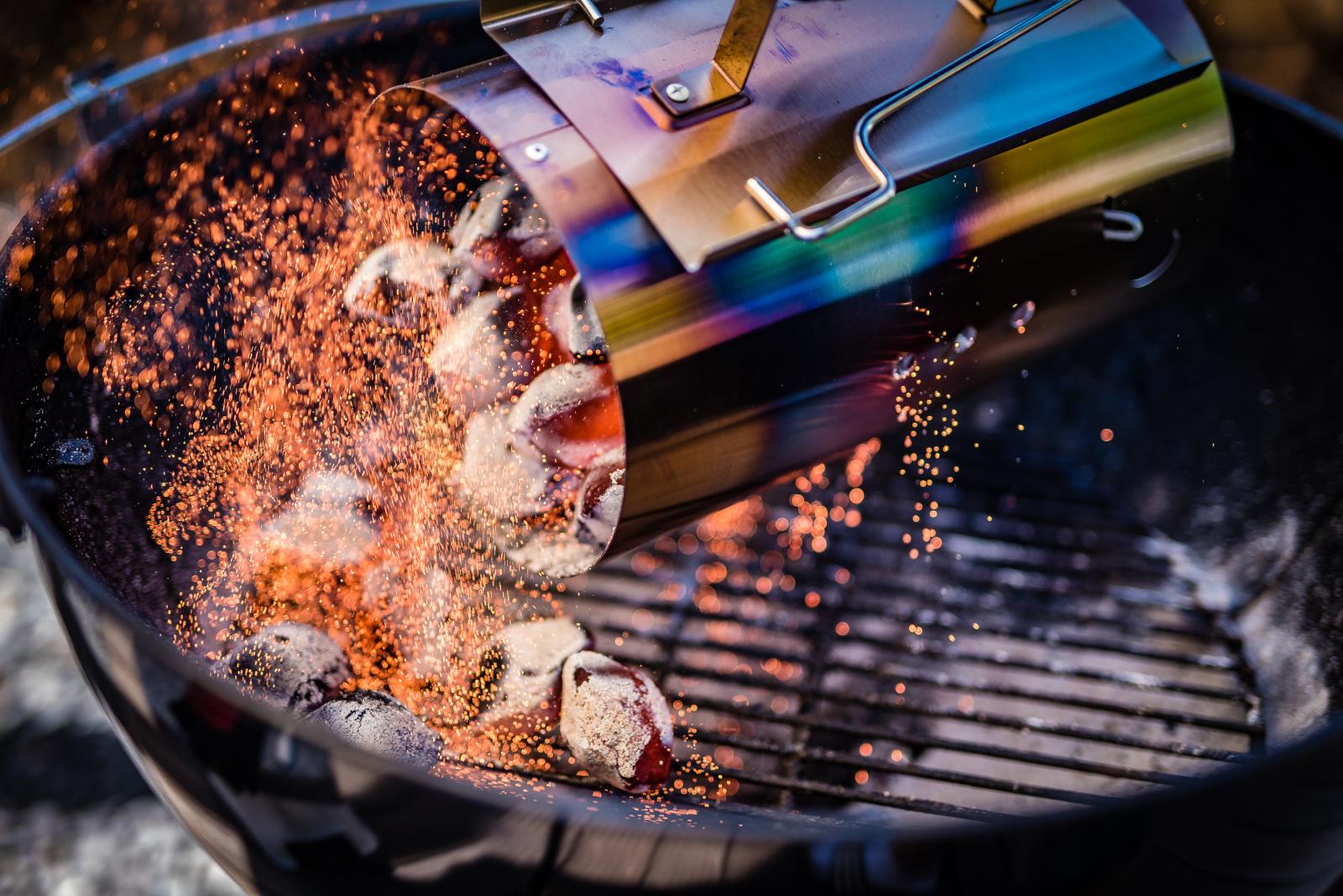 Grill Anzündkamin für Ihren Holzkohlegrill