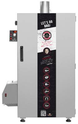 Borniak BBQ Smoker Digital BBDS-150 Edelstahl - Version 1.4