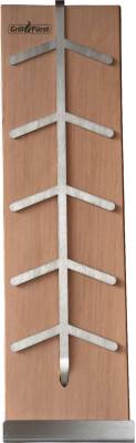 Grillfürst Flammlachsbrett Buche 140mm Klemm-Variante mit 11mm Nut - Modell 2021
