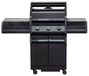 Grillfürst Independence P330E Gasgrill - mattschwarz - mit XXL Infrarotbrenner und Edelstahlrosten