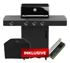 Outdoorchef Gasgrill - Grillstation HEAT C-335 mit Blazing Zone - inkl. Easy Check Thermometer und Abdeckhaube